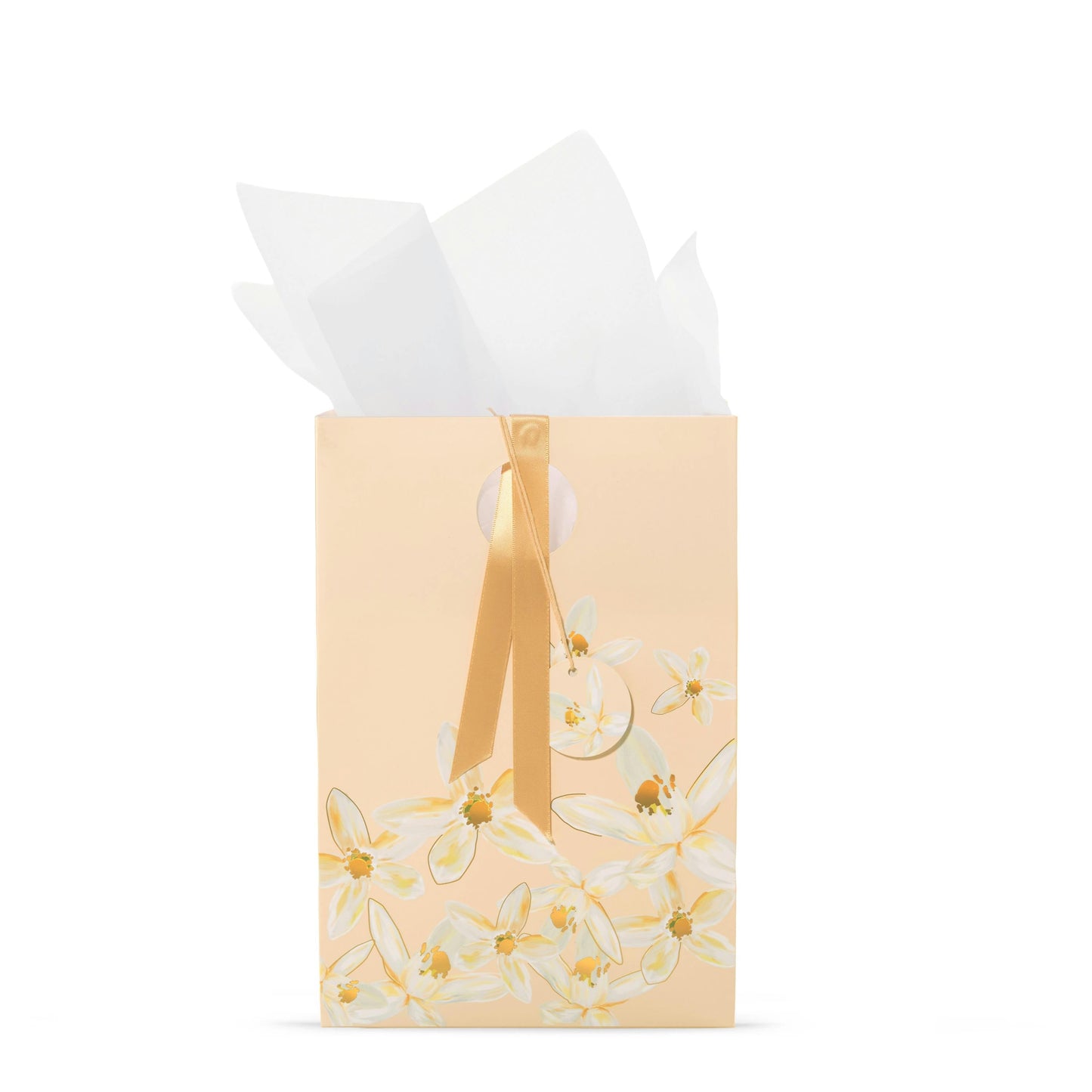 Peach Jasmine Floral Gift Bag SGOG