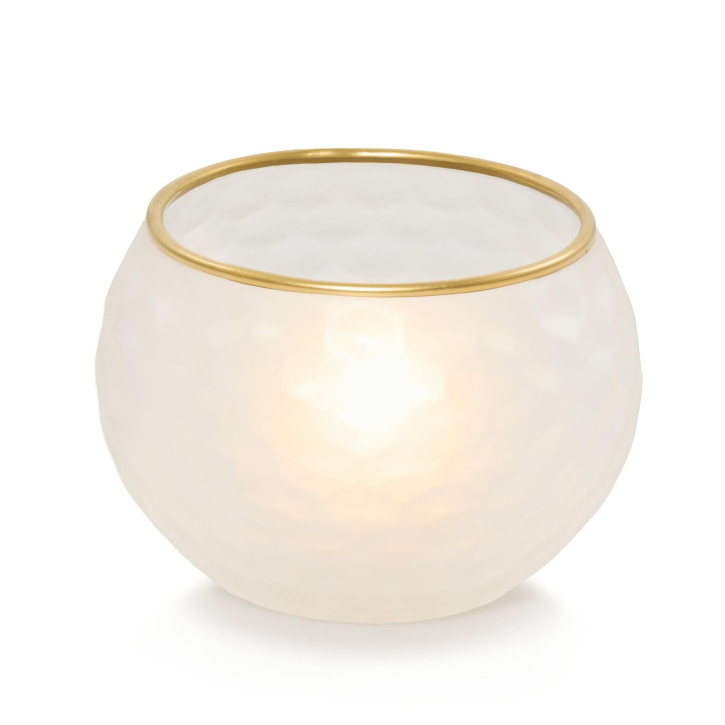 Frosted Honeycomb Tea Light Candle Holder NJN6