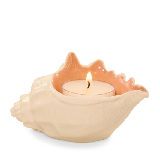 Seashell Tea Light Candle Holder I1MB