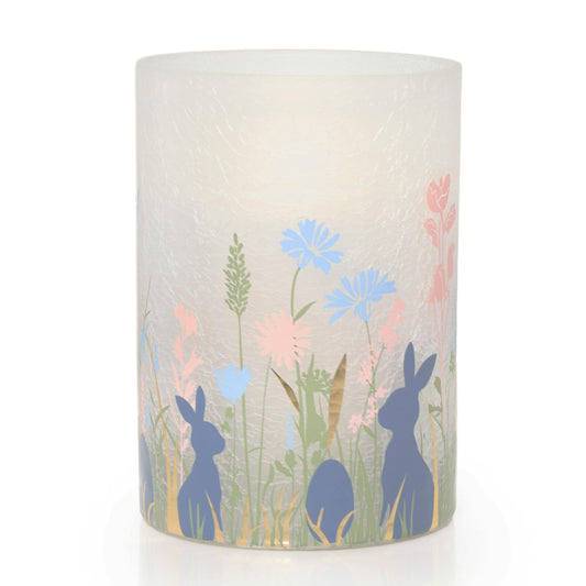 Easter Bunny Jar Candle Holder D6RN