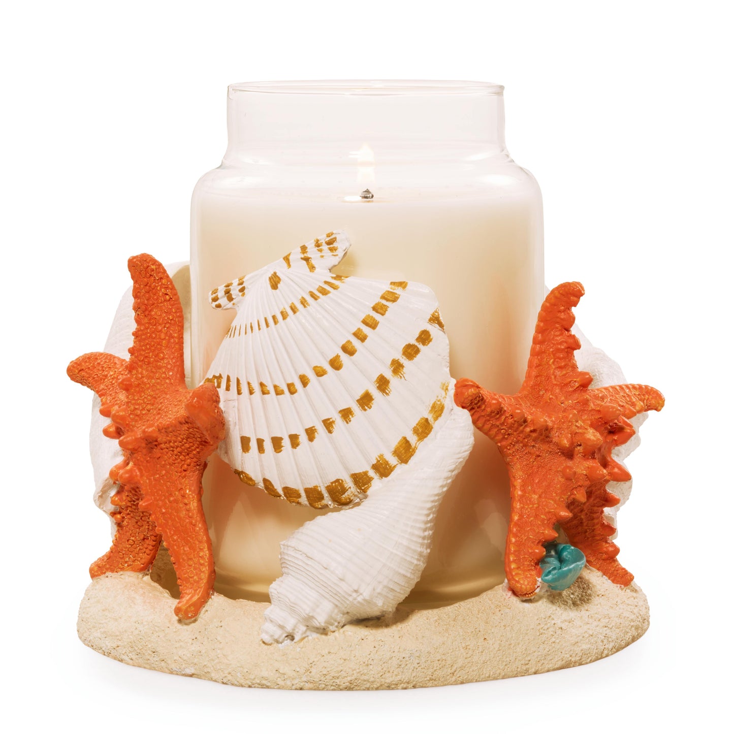 Seashell Jar Candle Holder 8MJH