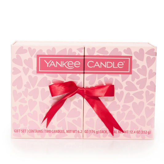 Love Is in the Air Fluted Candles Gift Set 2C3S